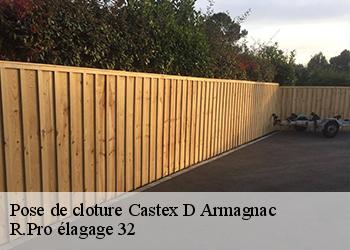 Pose de cloture  castex-d-armagnac-32240 R.Pro élagage 32