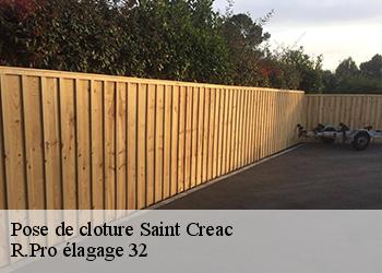 Pose de cloture  saint-creac-32380 R.Pro élagage 32