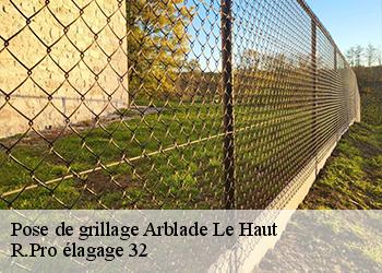 Pose de grillage  arblade-le-haut-32110 R.Pro élagage 32